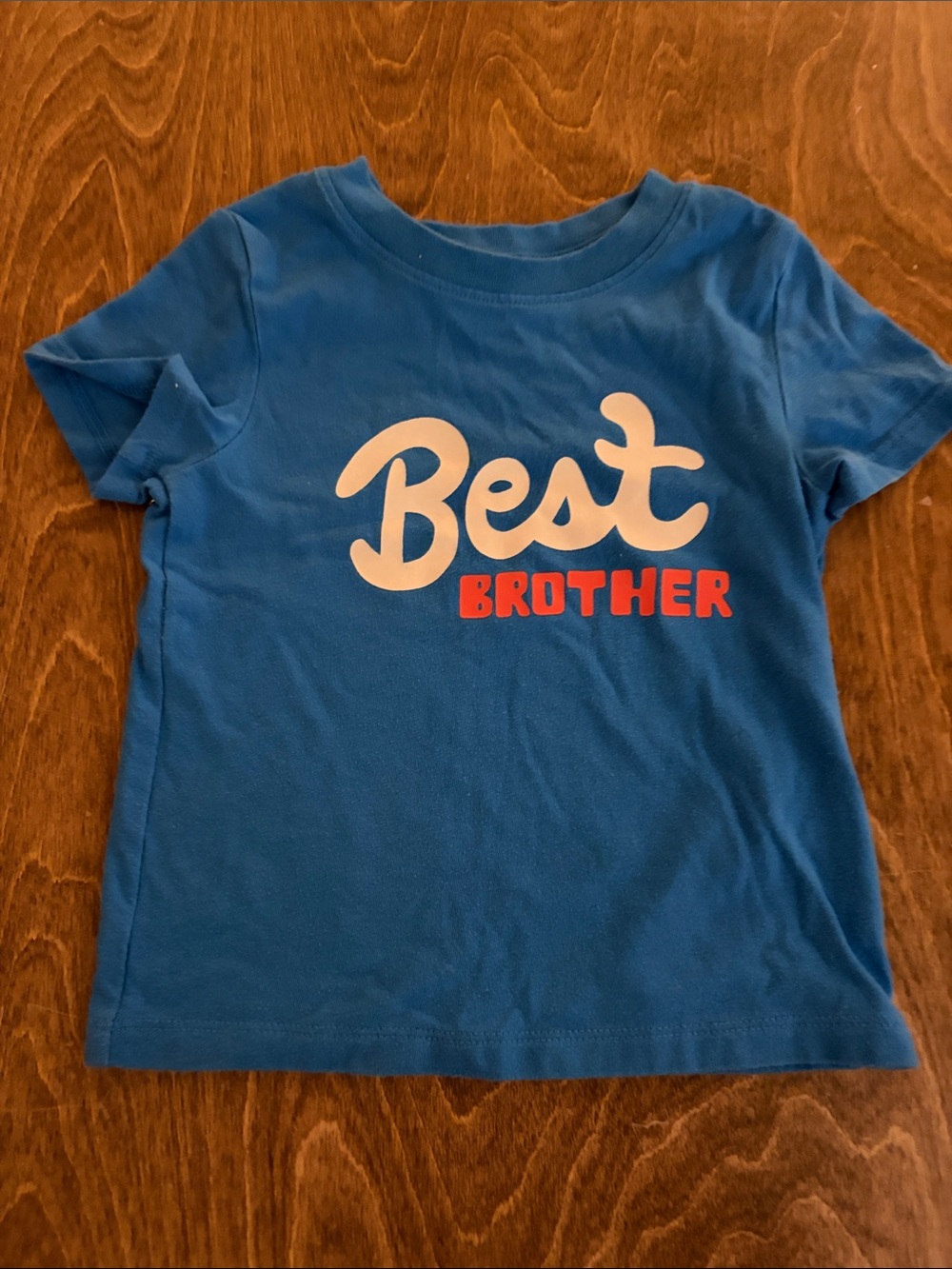 Cat and Jack Best Brother Blue baby Graphic Tee 18m